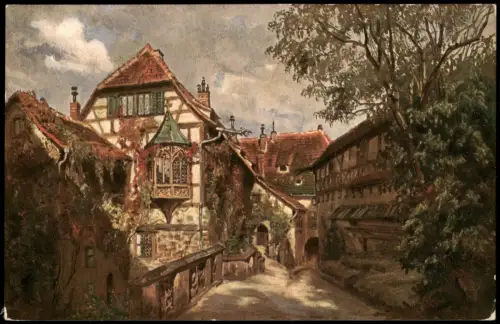 Ansichtskarte Eisenach Der Burghof der Wartburg 1910