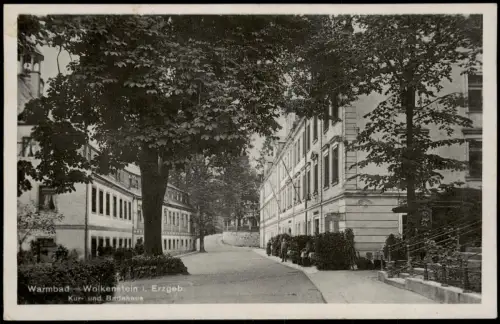 Ansichtskarte Warmbad-Wolkenstein Kur- und Badehaus, Warmbad Wolkenstein 1943