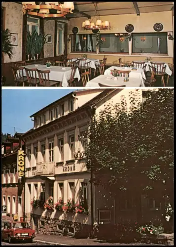 Triberg im Schwarzwald GASTHAUS-PENSION KRONE Bes. Helmut Schneider 1970
