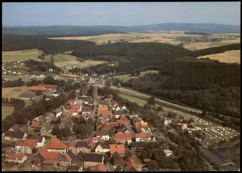 Ansichtskarte Trendelburg Luftbild der Perle im Diemeltal 1981