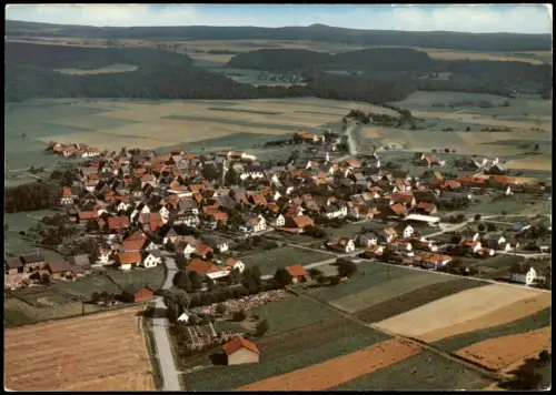 Ansichtskarte Trendelburg Luftbild Luftaufnahme Totale v. Flugzeug aus 1970