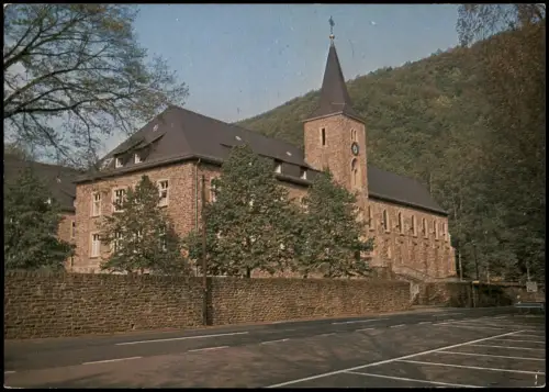 Ansichtskarte Treis-Karden Straßen Partie am Kloster Maria Engelport 1970