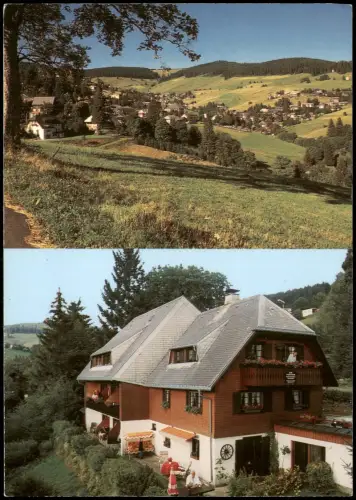 Todtnauberg 2-Bild-Karte Pension Daheim und Panorama-Ansicht 1980