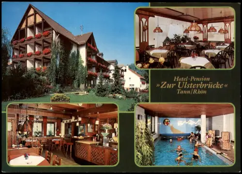 Tann (Rhön) Hotel-Pension ZUR ULSTERBRÜCKE Brückenstraße OT Günthers Rhön 1980