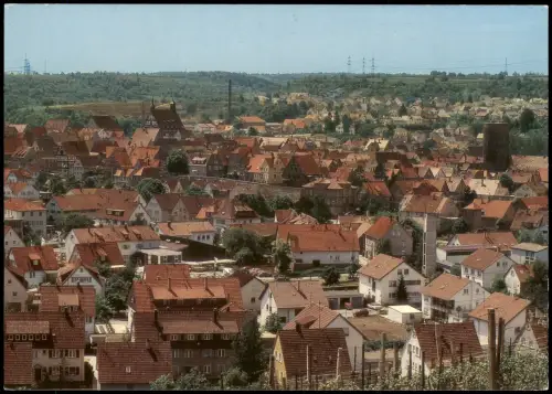 Ansichtskarte Besigheim Panorama-Ansicht 1970