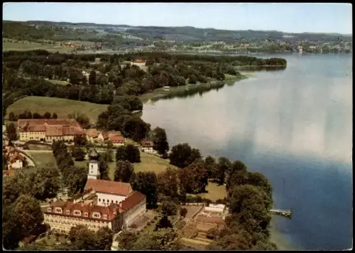 Bernried am Starnberger See Kloster Missions-Benediktinerinnen Flugzeug 1960