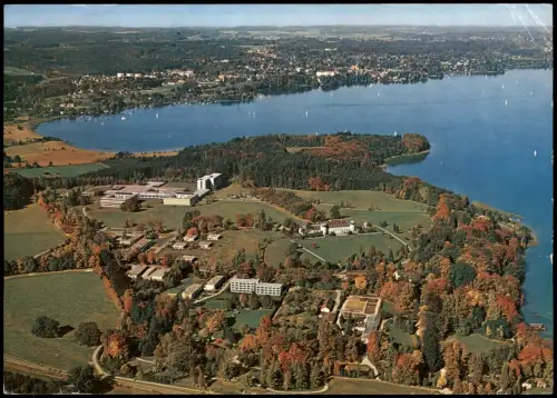 Bernried Starnberger See Luftbild Landesversicherungsanstalt  Höhenried 1992