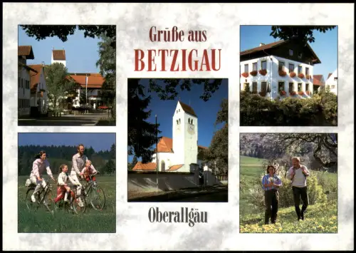 Betzigau Allgäu Grüße aus BETZIGAU (Mehrbildkarte, Ortsansichten) 1990