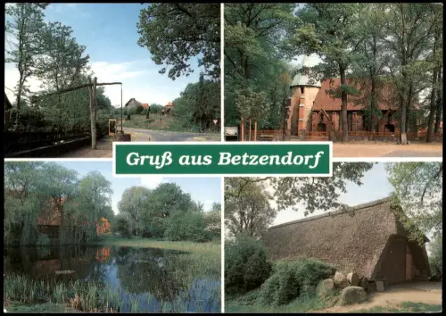 Betzendorf Lk Lüneburg Mehrbild-AK Gruß aus Betzendorf Ortsansichten 1998