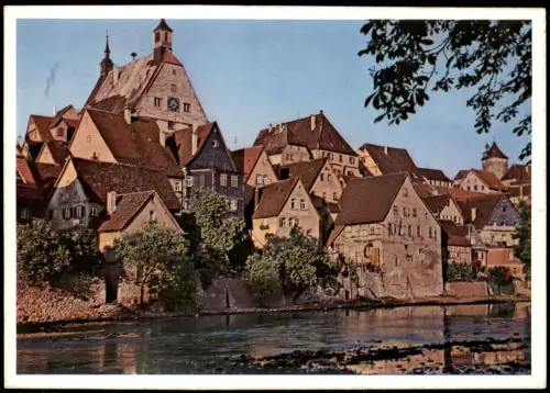 Ansichtskarte Besigheim Ortsansicht Weinort zwischen Neckar und Enz 1965