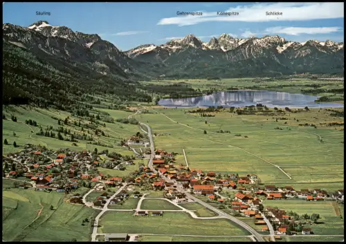 Buching-Halblech Luftbild Luftaufnahme Buching im Ostallgäu 1980