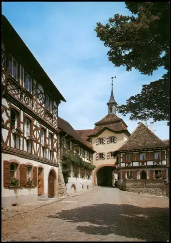Ansichtskarte Burkheim am Kaiserstuhl Ortsansicht 1980