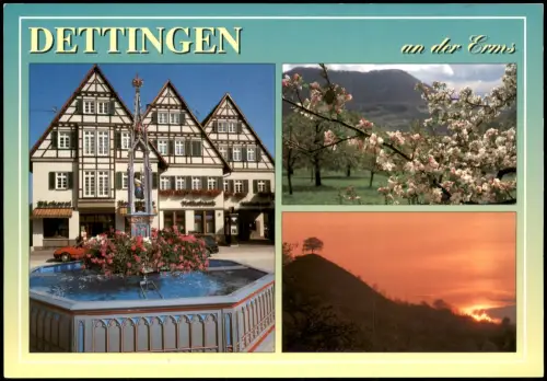 Ansichtskarte Dettingen an der Erms Mehrbildkarte Ortsansichten 2000