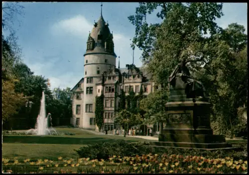 Ansichtskarte Detmold Schloßpark Schloss 1978