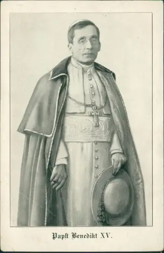 Ansichtskarte  Papst Vatikan Vaticano Benedikt XV 1928