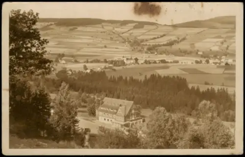 Deschney (Deschnei) Deštné v Orlických horách Panorama-Ansicht  Hotelbau 1960
