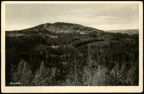 Postcard Louňovice pod Blaníkem Berg Blaník 1936
