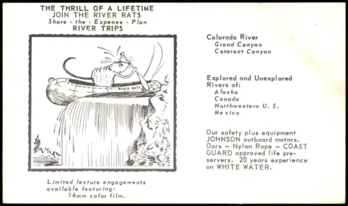 Arizona (State) Allgemein Georgie White's River Rats - River Trips 1960