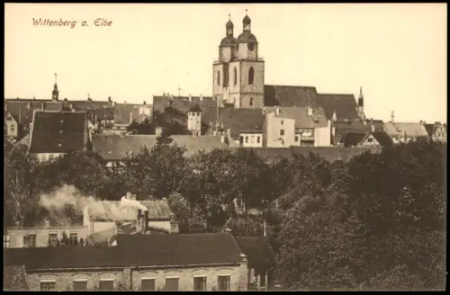 Ansichtskarte Naumburg (Saale) Blick über die Dächer der Stadt 1915