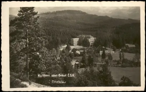 Zwickau (Böhmen) Cvikov Sanatorium im Martinovo údolí (Martinstal) 1936