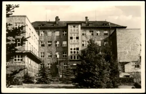 Zwickau (Böhmen) Cvikov Plicní sanatorium ÚNP, Martinovo údolí 1960