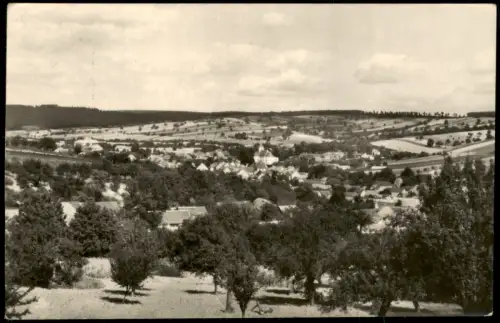 Postcard Dambořice Panoramaansicht von Dambořice 1960