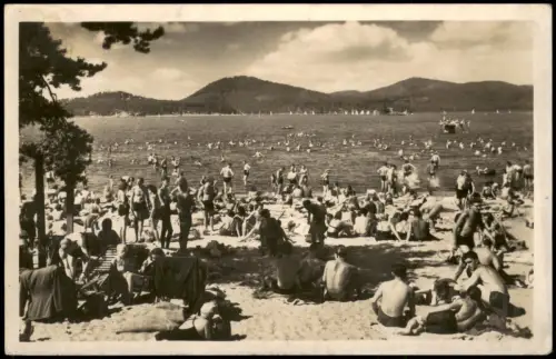 Thammühl-Hirschberg am See Staré Splavy Doksy Strand am Mácha-See  1951