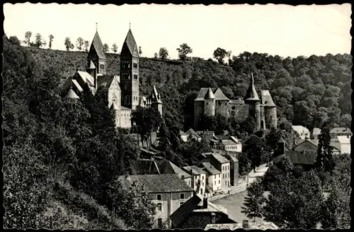 Postcard Clerf Clervaux CLERVAUX L'Église et le Château 1960