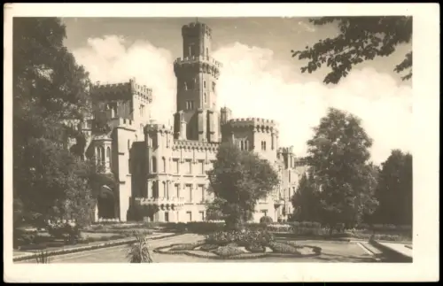Postcard Frauenberg Hluboká nad Vltavou Schloss Frauenberg 1940