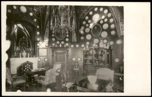 Frauenberg Hluboká  Vltavou Schloss Frauenberg Hluboká   Vltavou Lesesaal 1940