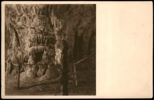 Slaup (Mähren) Sloup v Moravském Krasu   Tropfsteinformation Vodopád 1925