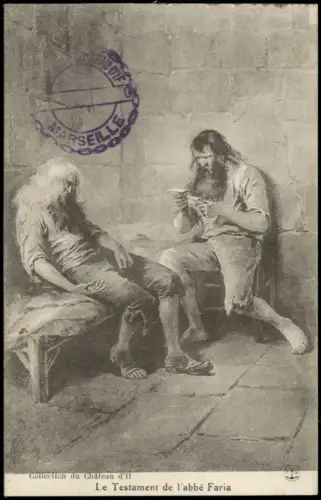 CPA Marseille Le Testament de l'abbé Faria - Château d'If 1910