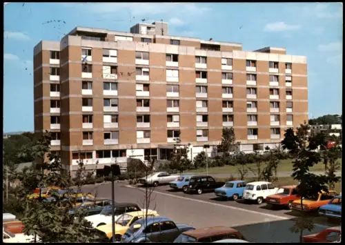 Bad Nauheim Kurklinik Lindenhof Autos Auto Parkplatz VW Käfer uvm. 1980