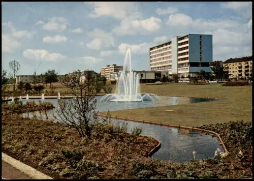 Bad Nauheim Wasserspiele Neuer Kurpark mit Spree-Sanatorium 1970