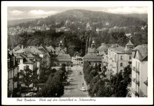 Ansichtskarte Bad Nauheim Blick auf den Sprudelhof m. Johannisberg 1981