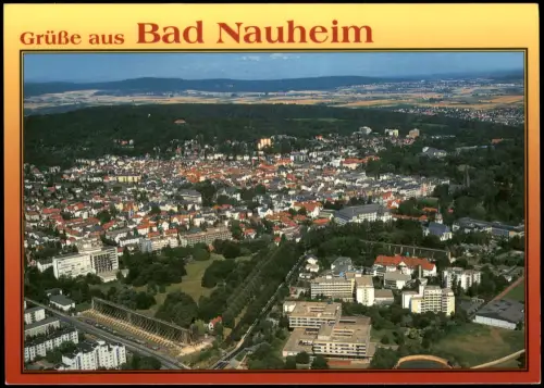 Bad Nauheim Luftbild Teilansicht vom Flugzeug aus, Luftaufnahme 2000