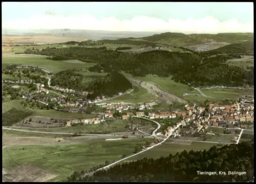 Tieringen-Meßstetten Luftbild Luftaufnahme Tieringen Krs. Balingen 1960
