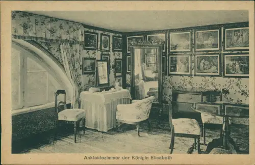 Mitte-Berlin Ankleidezimmer der Königin Elisabeth - Stadtschloß 1918