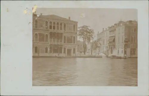 Foto Venedig Venezia Sestire San Marco 1925 Privatfoto   gel. mit Marke