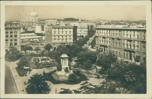 Cartolina Rom Roma Veduta panoramica - Piazza Cavour 1926