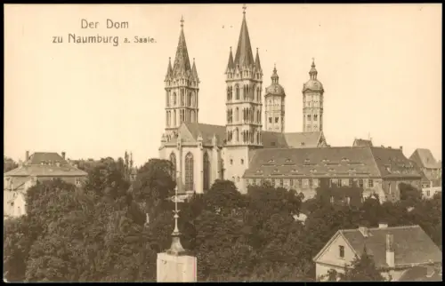 Ansichtskarte Naumburg (Saale) Stadtpartie 1912