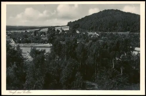 Ansichtskarte Collm-Wermsdorf Stadtpartie Collmberg 1928