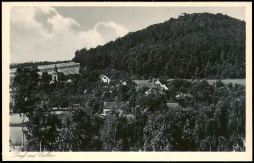 Ansichtskarte Collm-Wermsdorf Stadt und Collmberg 1928
