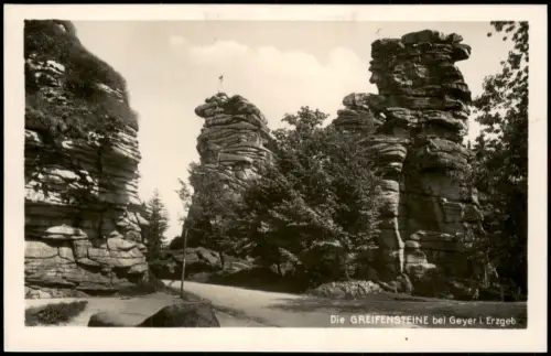 Ansichtskarte Ehrenfriedersdorf Greifensteine - Fotokarte 1928