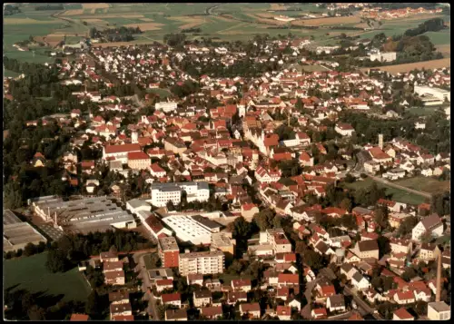 Aichach Luftbild Luftaufnahme Gesamtansicht v. Flugzeug aus 1984