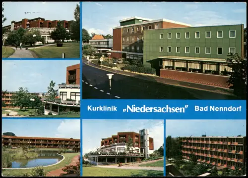 Ansichtskarte Bad Nenndorf Kurklinik Niedersachsen (Mehrbildkarte) 1984/1980
