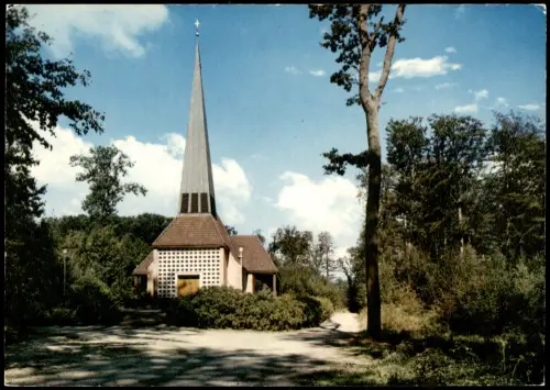 Ansichtskarte Timmendorfer Strand Partie an der Waldkirche 1980