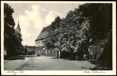 Ansichtskarte Mühlberg/Elbe Miłota Kloster Güldenstern. 1928