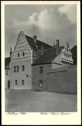 Ansichtskarte Mühlberg/Elbe Miłota Probstei (Heimat Museum) 1928