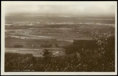 Ansichtskarte Pulsnitz Blick vom Keulenberg - Fotokarte 1928